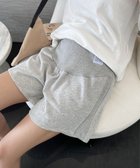 【アイモハ/aimoha / KIDS】の5分丈マタニティハーフパンツ 人気、トレンドファッション・服の通販 founy(ファニー) ファッション Fashion キッズファッション KIDS ボトムス Bottoms/Kids カーディガン Cardigan シンプル Simple ジャケット Jacket ストレッチ Stretch セーター Sweater パーカー Hoodie フィット Fit リラックス Relax thumbnail ライトグレー|ID: prp329100004547081 ipo3291000000032131230