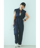 【コーエン/COEN】の【大草直子さんコラボ】AMARC(アマーク)ドロストオールインワン NAVY|ID: prp329100004547116 ipo3291000000032688458