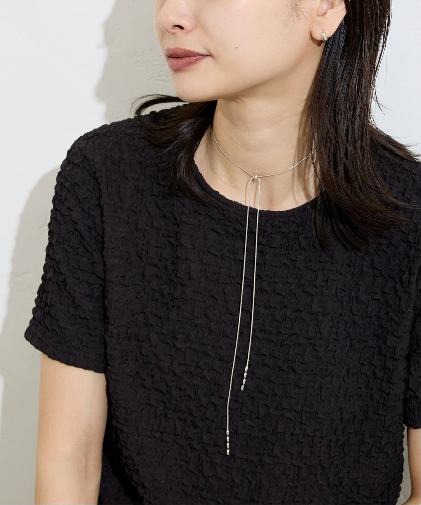 【ジャーナルスタンダード/JOURNAL STANDARD】のシャーリングフィットTEE インテリア・キッズ・メンズ・レディースファッション・服の通販 founy(ファニー) 　ファッション　Fashion　レディースファッション　Ladies' Fashion Online　2025年　2025　2025春夏・S/S　Ss,Spring/Summer,2025　コンパクト　Compact　シャーリング　Shirring　バランス　Balance　フィット　Fit　ボトム　Bottom　ブラック|ID: prp329100004547122 ipo3291000000032577618