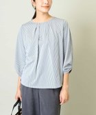 【アー ヴェー ヴェー/a.v.v】のタックスリーブストライプトップス 人気、トレンドファッション・服の通販 founy(ファニー) ファッション Fashion レディースファッション Fashion for Women トップス・カットソー Cut & Sew Tops おすすめ Recommended / Our Picks インナー Innerwear カットソー Cut and Sewn Top シンプル Simple, Minimal ジャケット Jacket, Outerwear スカンツ Skants, Wide-Leg Culottes ストライプ Stripe, Striped Pattern デニム Denim, Jeans Material ビジネス 仕事 通勤 Business / Work / Commuting 再入荷 Restock / Back in Stock 定番 Standard, Basic Item 楽ちん Easy Fit, Comfortable 秋 Autumn thumbnail オフ×黒ストライプ|ID: prp329100004547133 ipo3291000000033824285