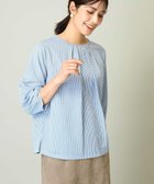 【アー ヴェー ヴェー/a.v.v】のタックスリーブストライプトップス 人気、トレンドファッション・服の通販 founy(ファニー) ファッション Fashion レディースファッション Fashion for Women トップス・カットソー Cut & Sew Tops おすすめ Recommended / Our Picks インナー Innerwear カットソー Cut and Sewn Top シンプル Simple, Minimal ジャケット Jacket, Outerwear スカンツ Skants, Wide-Leg Culottes ストライプ Stripe, Striped Pattern デニム Denim, Jeans Material ビジネス 仕事 通勤 Business / Work / Commuting 再入荷 Restock / Back in Stock 定番 Standard, Basic Item 楽ちん Easy Fit, Comfortable 秋 Autumn thumbnail ブルー×オフストライプ|ID: prp329100004547133 ipo3291000000033824286