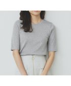 【インデックス/INDEX】のラメリブクルーネックトップス【洗濯機洗い可】 シルバー|ID: prp329100004547141 ipo3291000000032294041