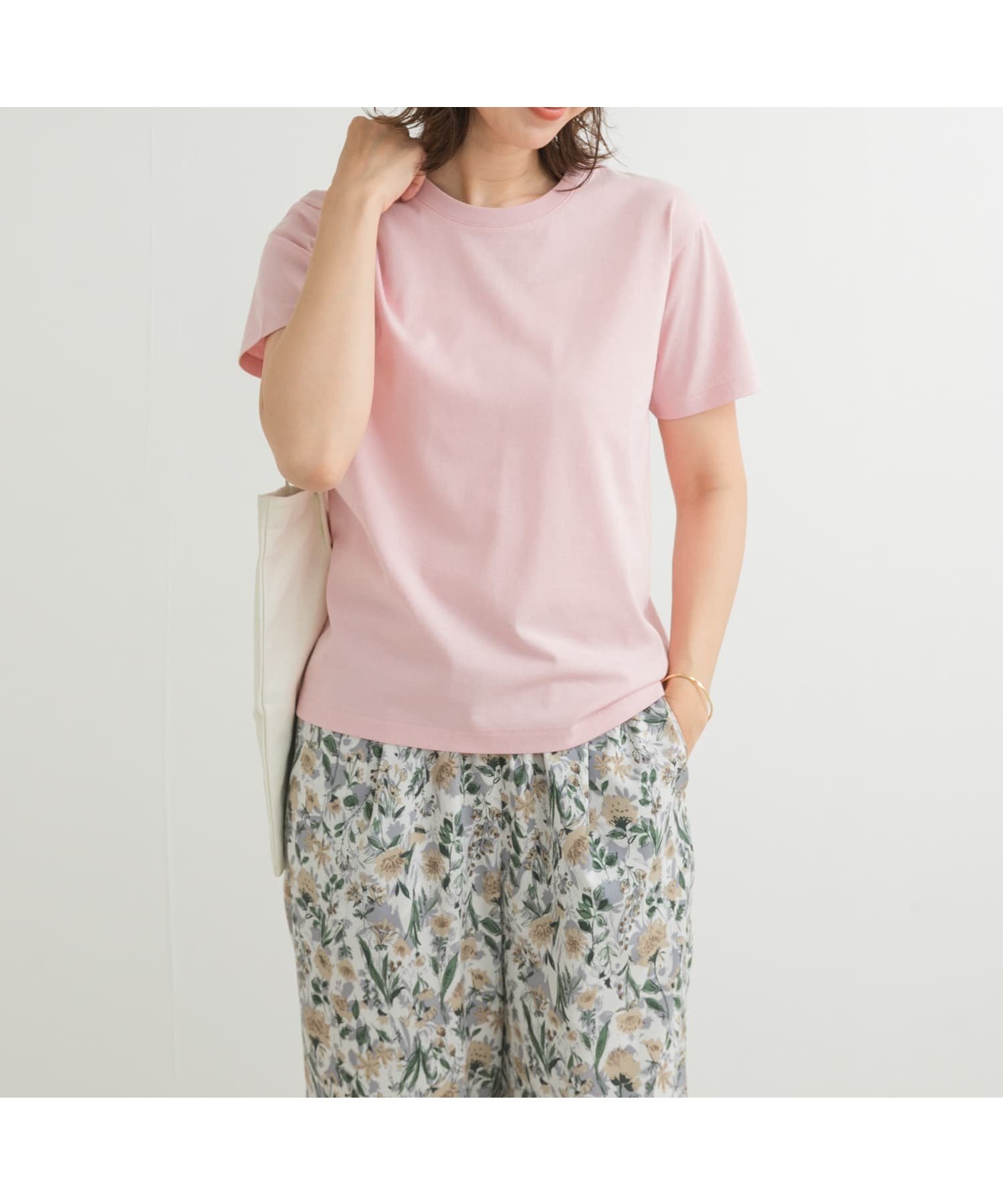 【アーバンリサーチ ドアーズ/URBAN RESEARCH DOORS】の『UR TECH』汗染み防止ベーシックTシャツ インテリア・キッズ・メンズ・レディースファッション・服の通販 founy(ファニー) 　ファッション　Fashion　レディースファッション　Ladies' Fashion Online　トップス・カットソー　Tops/Tshirt　シャツ/ブラウス　Shirts/Blouses　ロング / Tシャツ　T-Shirts　2025年　2025　2025春夏・S/S　Ss,Spring/Summer,2025　インナー　Inner　コンパクト　Compact　シンプル　Simple　フィット　Fit　ベーシック　Basic　半袖　Short Sleeve　夏　Summer　抗菌　Antibacterial　S/S・春夏　Ss・Spring/Summer　PINK|ID: prp329100004547149 ipo3291000000032607419