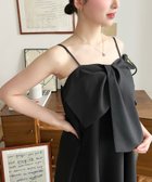 【その他のブランド/Other】のビッグリボンキャミワンピース ブラック|ID: prp329100004547159 ipo3291000000032714447