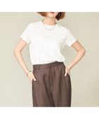 【ユナイテッドアローズ/UNITED ARROWS】の【別注】 GREYCHORD for conte LIZA クルーネックTシャツ 人気、トレンドファッション・服の通販 founy(ファニー) ファッション Fashion レディースファッション Ladies' Fashion Online トップス・カットソー Tops/Tshirt シャツ/ブラウス Shirts/Blouses ロング / Tシャツ T-Shirts 2022年 2022 2022 春夏 S/S Ss,Spring/Summer,2022 フィット Fit レギュラー Regular 別注 Special Order thumbnail WHITE|ID: prp329100004547174 ipo3291000000032622940