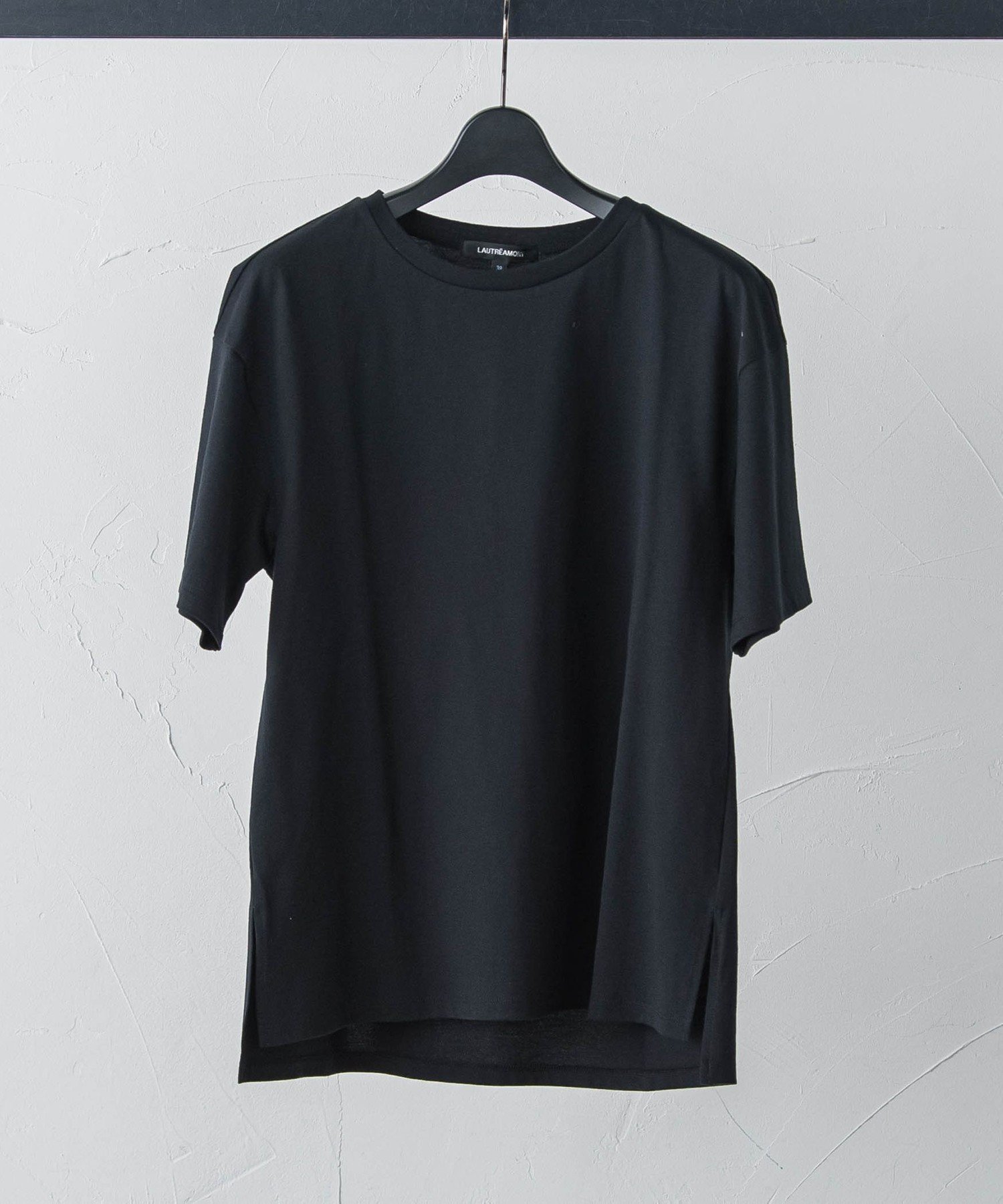 【ロートレ アモン/LAUTRE AMONT】の【WEB限定】【3サイズ】コットン汗じみ防止カットソー≪洗える/接触冷感≫ インテリア・キッズ・メンズ・レディースファッション・服の通販 founy(ファニー) 　ファッション　Fashion　レディースファッション　Ladies' Fashion Online　トップス・カットソー　Tops/Tshirt　カットソー　Cut and Sewn　カットソー　Cut And Sew　洗える　Washable　ブラック|ID: prp329100004547182 ipo3291000000032654141