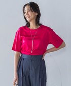 【ロートレ アモン/LAUTRE AMONT】の【WEB限定】【3サイズ】コットン汗じみ防止カットソー≪洗える/接触冷感≫ ピンク|ID: prp329100004547182 ipo3291000000032654144