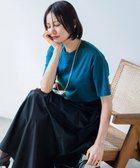 【ロートレ アモン/LAUTRE AMONT】の【WEB限定】【3サイズ】コットン汗じみ防止カットソー≪洗える/接触冷感≫ ブルー|ID: prp329100004547182 ipo3291000000032654148