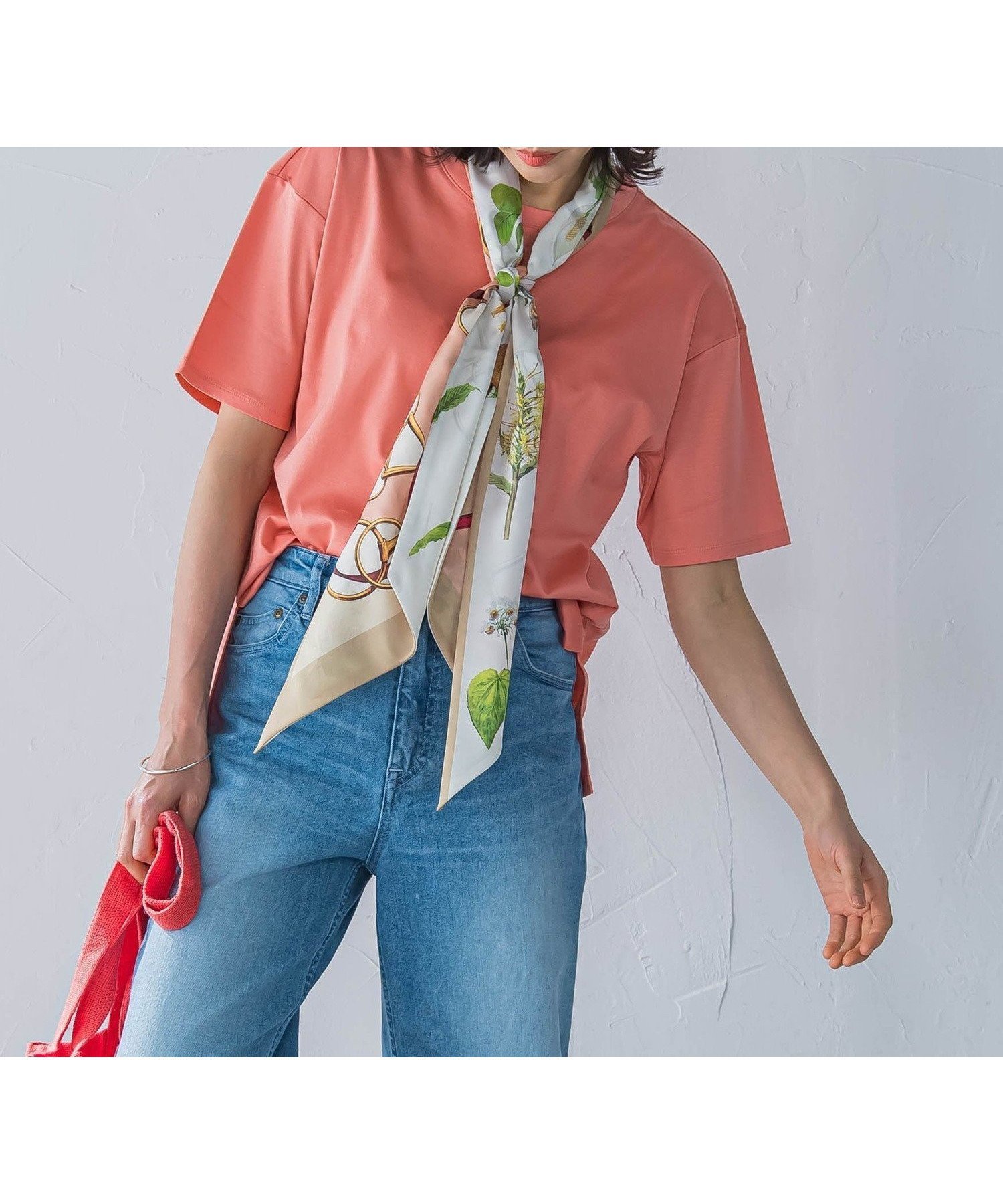 【ロートレ アモン/LAUTRE AMONT】の【WEB限定】【3サイズ】コットン汗じみ防止カットソー≪洗える/接触冷感≫ インテリア・キッズ・メンズ・レディースファッション・服の通販 founy(ファニー) 　ファッション　Fashion　レディースファッション　Ladies' Fashion Online　トップス・カットソー　Tops/Tshirt　カットソー　Cut and Sewn　カットソー　Cut And Sew　洗える　Washable　オレンジ|ID: prp329100004547182 ipo3291000000032654155