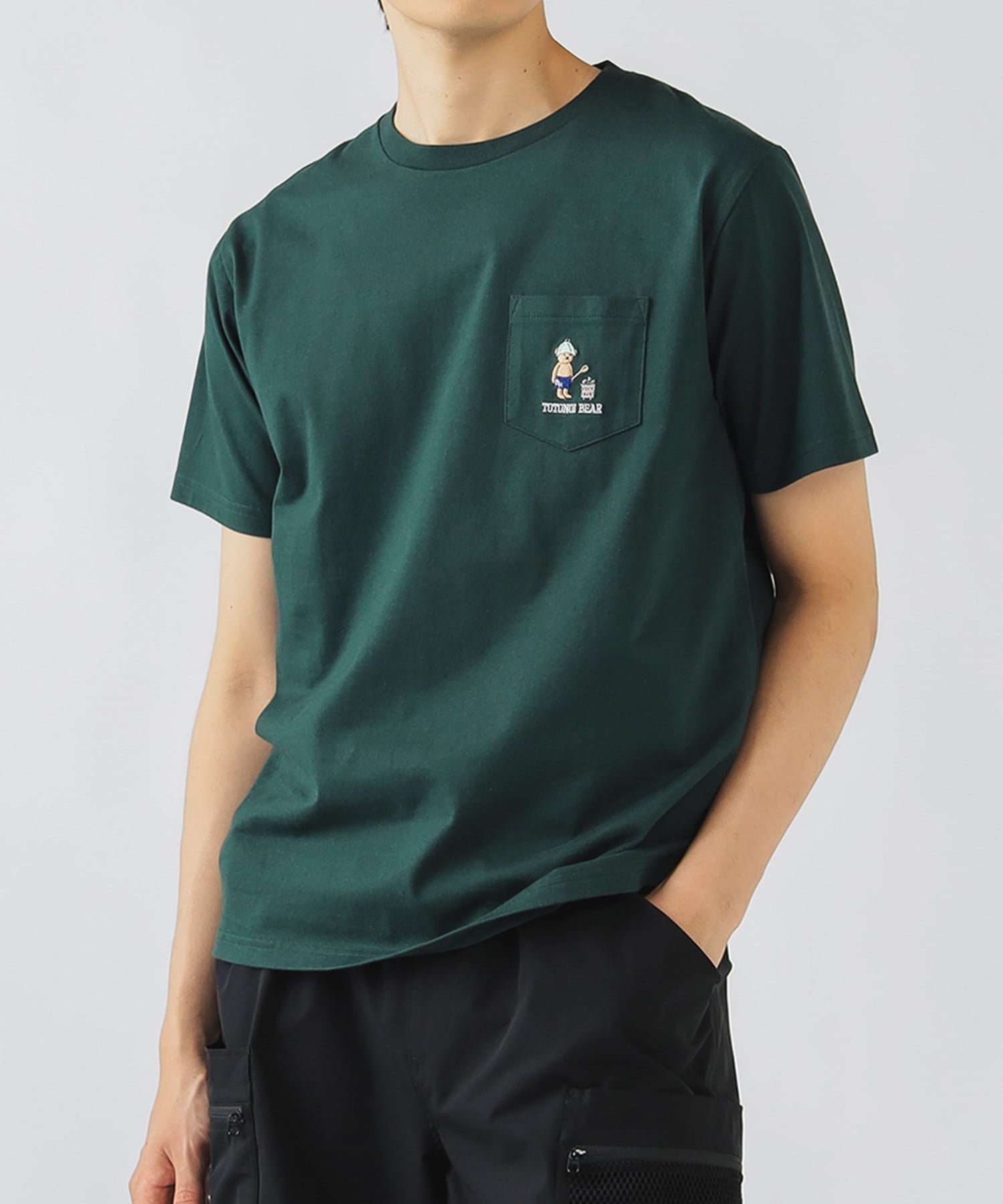 【ビームス ハート/BEAMS HEART】の整いベアー Tシャツ インテリア・キッズ・メンズ・レディースファッション・服の通販 founy(ファニー) 　ファッション　Fashion　レディースファッション　Fashion for Women　トップス・カットソー　Cut & Sew Tops　シャツ・ブラウス・オフィスカジュアル　Elegant Blouses & Button-Ups　ロングTシャツ・Tシャツ　Longline T-Shirts & Tees　おすすめ　Recommended / Our Picks　インナー　Innerwear　シンプル　Simple, Minimal　ジャケット　Jacket, Outerwear　パーカー　Hoodie, Parka　フィット　Fit, Slim Fit　ベーシック　Basic, Essential　レギュラー　Regular, Standard Fit　ワイド　Wide, Wide Fit　人気　Popular, Best Seller　GREEN|ID: prp329100004547188 ipo3291000000033595891