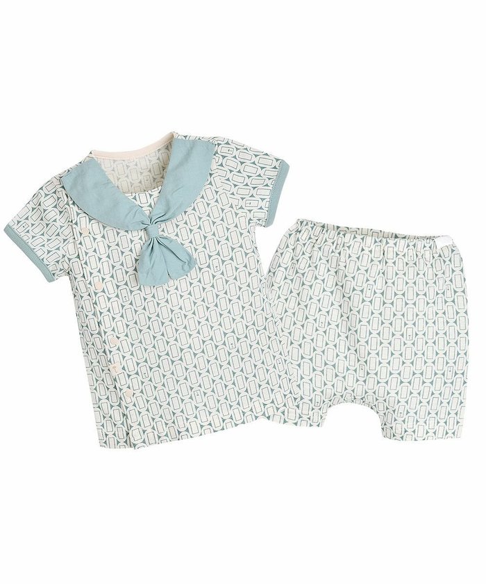 【モイモルン/moimoln / KIDS】のリボンタイトップス パンツ インテリア・キッズ・メンズ・レディースファッション・服の通販 founy(ファニー) https://founy.com/ ファッション Fashion キッズファッション KIDS トップス・カットソー Tops/Tees/Kids ボトムス Bottoms/Kids 半袖 Short Sleeve |ID: prp329100004547198 ipo3291000000032132606