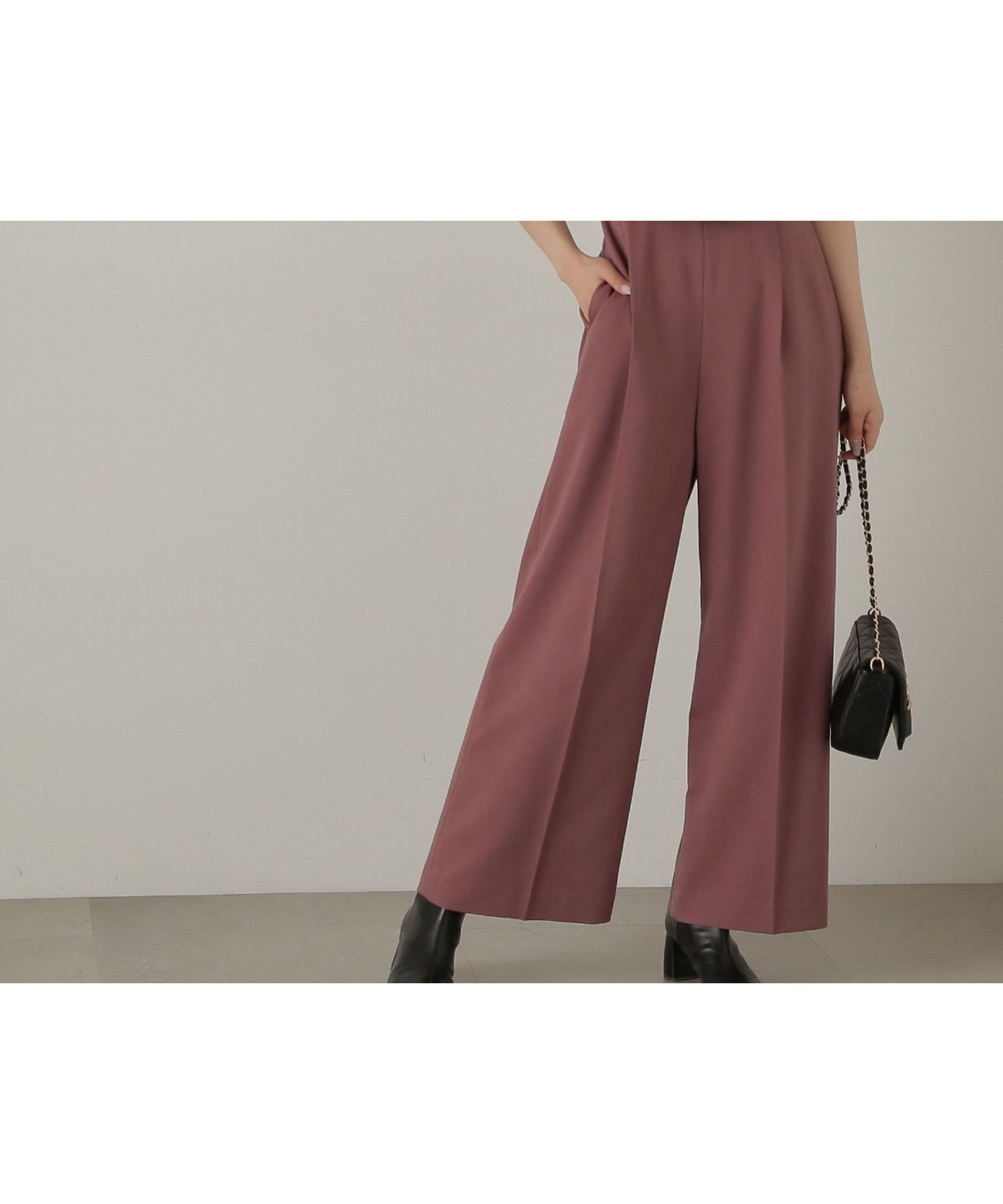 【プロポーション ボディドレッシング/PROPORTION BODY DRESSING】のリボンオールインワン インテリア・キッズ・メンズ・レディースファッション・服の通販 founy(ファニー) 　ファッション　Fashion　レディースファッション　Ladies' Fashion Online　ワンピース　Dress　オールインワン ワンピース　All In One Dress　ジャケット　Jacket　リボン　Ribbon　リラックス　Relax　ブラウン|ID: prp329100004547203 ipo3291000000032530242