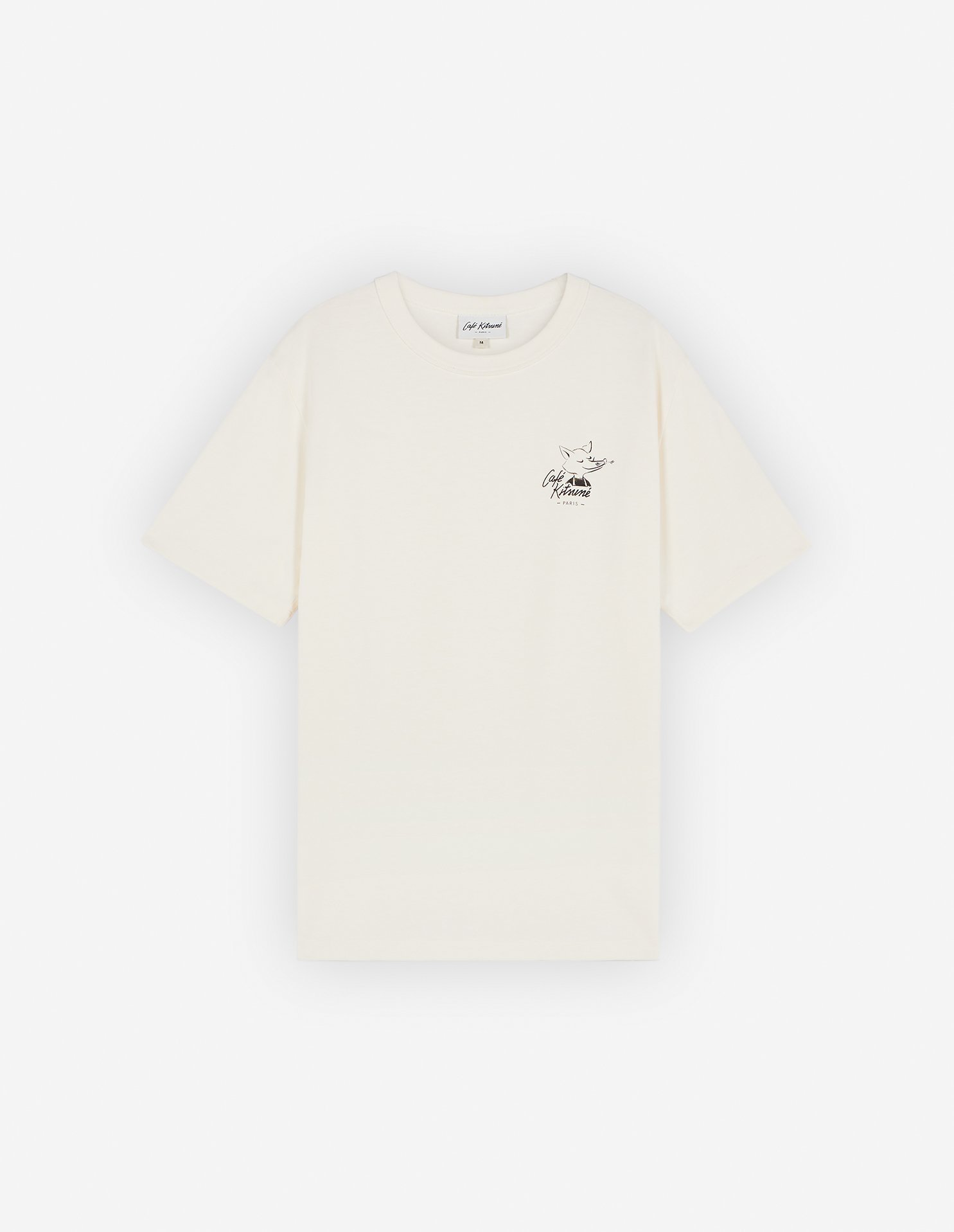 【メゾン キツネ/MAISON KITSUNE】のCafe Kitsune/CAFE KITSUNE FOX RELAX T-SHIRT インテリア・キッズ・メンズ・レディースファッション・服の通販 founy(ファニー) 　ファッション　Fashion　レディースファッション　Fashion for Women　トップス・カットソー　Cut & Sew Tops　シャツ・ブラウス・オフィスカジュアル　Elegant Blouses & Button-Ups　ロングTシャツ・Tシャツ　Longline T-Shirts & Tees　ニューヨーク　New York, NYC Style　フィット　Fit, Slim Fit　プリント　Print, Printed Pattern　リラックス　Relax, Relaxed Fit　半袖　Short Sleeve, Half Sleeve　無地　Plain, Solid Color　TAPIOCA|ID: prp329100004547245 ipo3291000000032973067