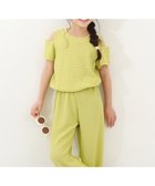 【デビロック/devirock / KIDS】の【セットアップ】肩開きトップス ワイドパンツ セットアップ 25SS 003-イエロー|ID: prp329100004547252 ipo3291000000032133332
