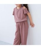 【デビロック/devirock / KIDS】の【セットアップ】肩開きトップス ワイドパンツ セットアップ 25SS 004-くすみピンク|ID: prp329100004547252 ipo3291000000032133337