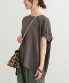 【アーバンリサーチ ドアーズ/URBAN RESEARCH DOORS】の『UR TECH』汗染み防止ドルマンTシャツ 人気、トレンドファッション・服の通販 founy(ファニー) ファッション Fashion レディースファッション Fashion for Women トップス・カットソー Cut & Sew Tops シャツ・ブラウス・オフィスカジュアル Elegant Blouses & Button-Ups ロングTシャツ・Tシャツ Longline T-Shirts & Tees インナー Innerwear ウェーブ Wavy Pattern シンプル Simple, Minimal ベーシック Basic, Essential リラックス Relax, Relaxed Fit 冬 Winter / This Winter S/S・春夏 SS, Spring/Summer, Warm Season 夏 Summer 2025年 2025 2025春夏・S/S Spring/Summer 2025 SS25 thumbnail CHARCOAL|ID: prp329100004547265 ipo3291000000032972738