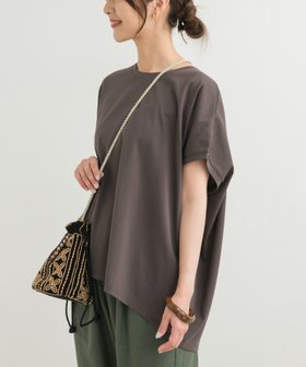 【アーバンリサーチ ドアーズ/URBAN RESEARCH DOORS】 『UR TECH』汗染み防止ドルマンTシャツ人気、トレンドファッション・服の通販 founy(ファニー) ファッション Fashion レディースファッション Fashion for Women トップス・カットソー Cut & Sew Tops シャツ・ブラウス・オフィスカジュアル Elegant Blouses & Button-Ups ロングTシャツ・Tシャツ Longline T-Shirts & Tees インナー Innerwear ウェーブ Wavy Pattern シンプル Simple, Minimal ベーシック Basic, Essential リラックス Relax, Relaxed Fit 冬 Winter / This Winter S/S・春夏 SS, Spring/Summer, Warm Season 夏 Summer 2025年 2025 2025春夏・S/S Spring/Summer 2025 SS25 |ID:prp329100004547265