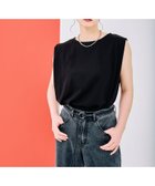 【レプシィム ローリーズファーム/LEPSIM LOWRYS FARM】のボックスタックノースリーブ 人気、トレンドファッション・服の通販 founy(ファニー) ファッション Fashion レディースファッション Fashion for Women トップス・カットソー Cut & Sew Tops キャミソール&ノースリーブ Camisoles & Sleeveless Tops おすすめ Recommended / Our Picks ノースリーブ Sleeveless, No-Sleeve 夏 Summer thumbnail ブラック09|ID: prp329100004547268 ipo3291000000032714507