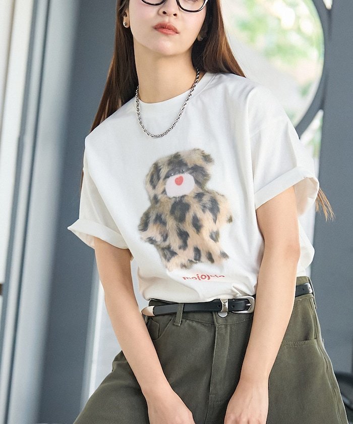 【フリークスストア/FREAK'S STORE】のmojojojo ドットアート プリントTシャツ 限定展開 25SS インテリア・キッズ・メンズ・レディースファッション・服の通販 founy(ファニー) 　ファッション　Fashion　レディースファッション　WOMEN　トップス・カットソー　Tops/Tshirt　シャツ/ブラウス　Shirts/Blouses　ロング / Tシャツ　T-Shirts　2025年　2025　2025春夏・S/S　Ss,Spring/Summer,2025　おすすめ　Recommend　キャップ　Cap　キャラクター　Character　シンプル　Simple　ジャケット　Jacket　スニーカー　Sneakers　スラックス　Slacks　デニム　Denim　ドット　Dot　プリント　Print　ボトム　Bottom　人気　Popularity　夏　Summer　S/S・春夏　Ss・Spring/Summer　オフホワイト|ID: prp329100004547272 ipo3291000000032133552