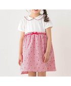 【その他のブランド/Other】の【お揃い】襟付きパフスリーブイチゴレモンフルーツ柄チェック切り替えワンピース(80~130cm) レッド系|ID: prp329100004547288 ipo3291000000033447103