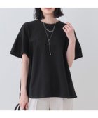 【インディヴィ/INDIVI】の【洗える/体型カバー】凹凸素材フレアデザイントップス 人気、トレンドファッション・服の通販 founy(ファニー) ファッション Fashion レディースファッション Fashion for Women トップス・カットソー Cut & Sew Tops おすすめ Recommended / Our Picks サッカー Seersucker, Summer Fabric フレア Flare, Flared ボトム Bottoms, Lower Wear 洗える Machine Washable thumbnail ブラック|ID: prp329100004547291 ipo3291000000033794068