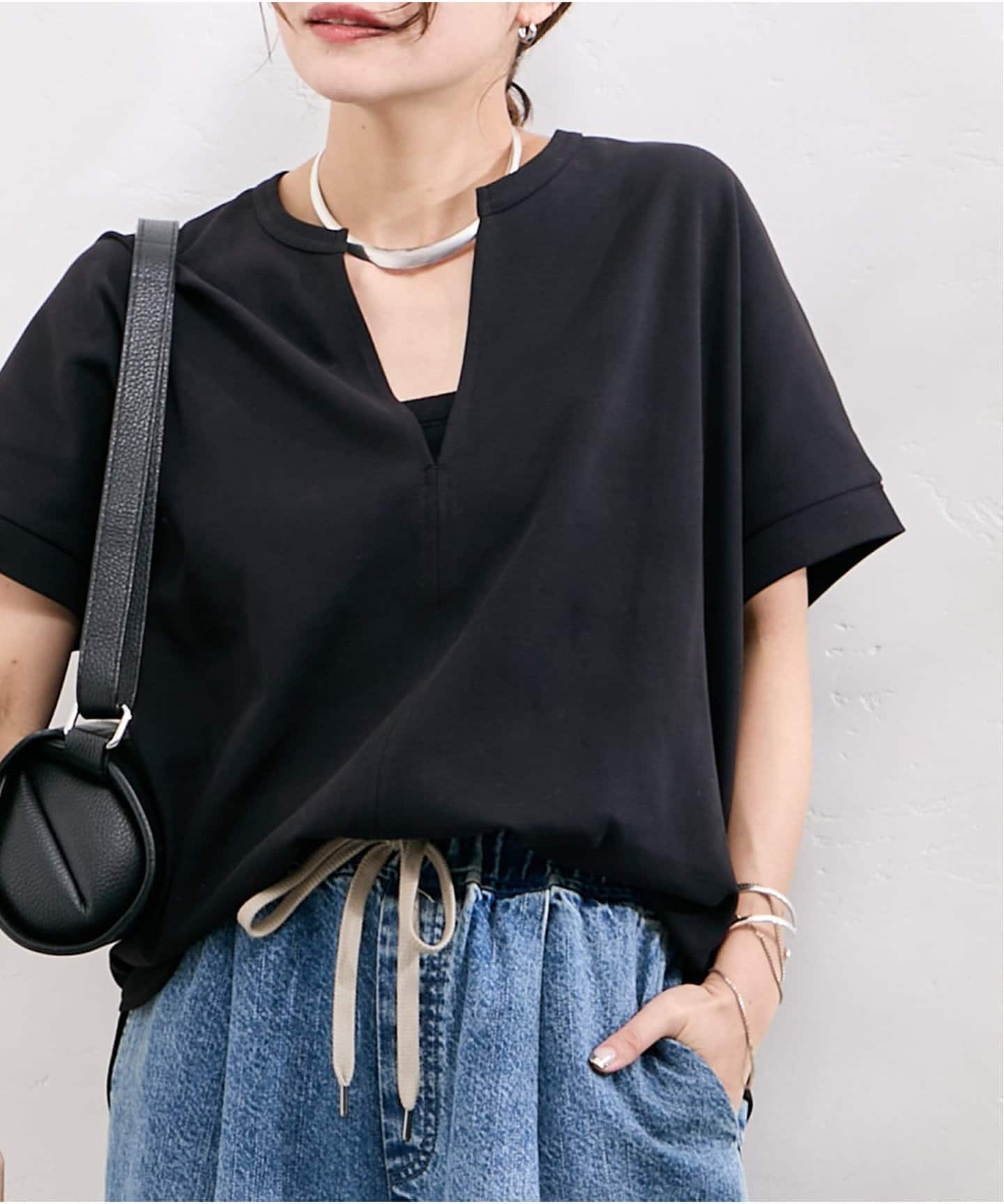 【ジャーナルスタンダード/JOURNAL STANDARD】の抗菌防臭ドライポンチスキッパー インテリア・キッズ・メンズ・レディースファッション・服の通販 founy(ファニー) 　ファッション　Fashion　レディースファッション　Ladies' Fashion Online　2025年　2025　2025春夏・S/S　Ss,Spring/Summer,2025　シンプル　Simple　スキッパー　Skipper　抗菌　Antibacterial　ブラック|ID: prp329100004547317 ipo3291000000032679896