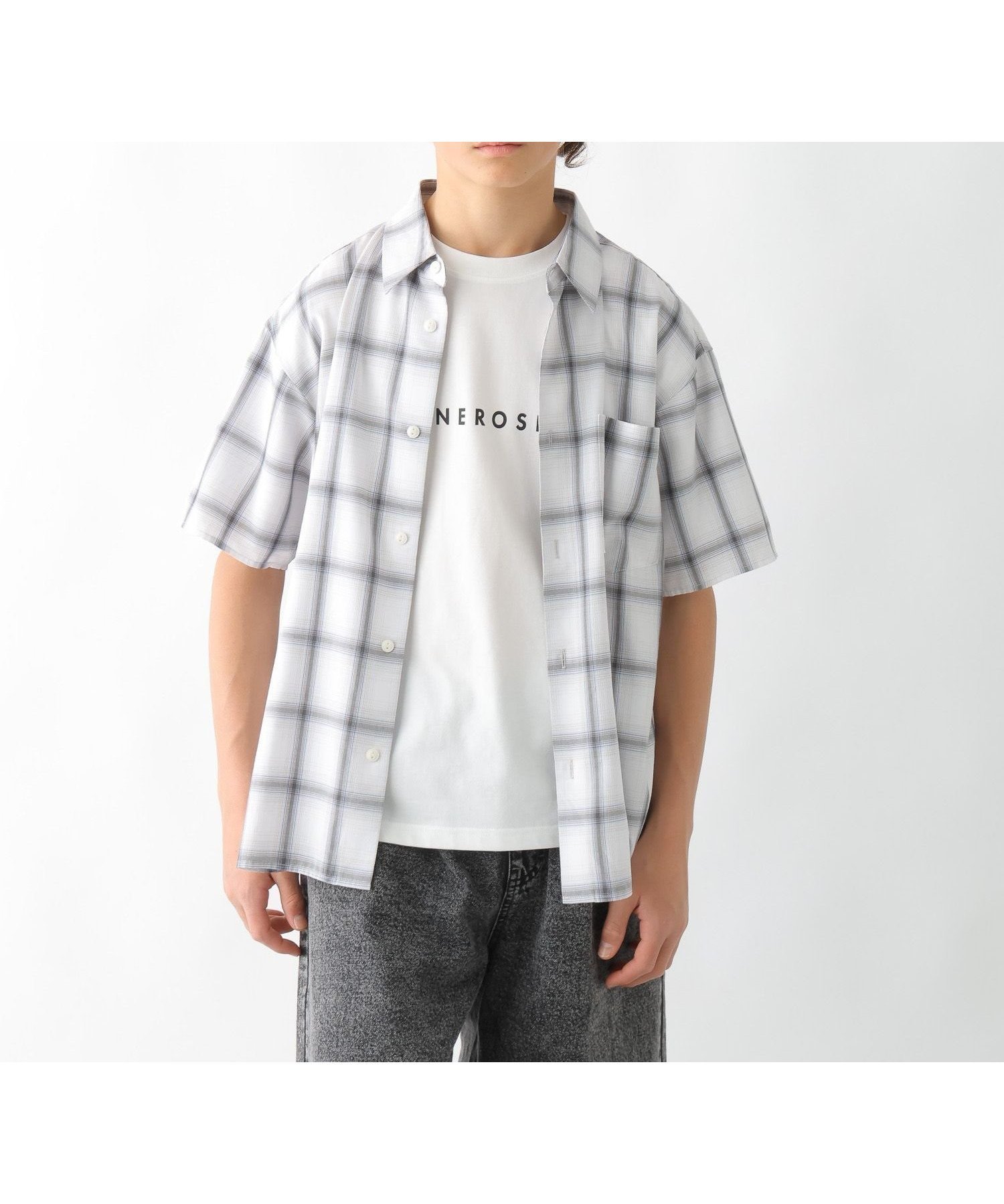 【グローバルワーク/GLOBAL WORK / KIDS】のサラサマ快適シャツ半袖/K/キッズ/289028 インテリア・キッズ・メンズ・レディースファッション・服の通販 founy(ファニー) 　ファッション　Fashion　キッズファッション　KIDS　メンズ　Mens　半袖　Short Sleeve　夏　Summer　羽織　Haori　オフオンブレ05|ID: prp329100004547327 ipo3291000000032134188