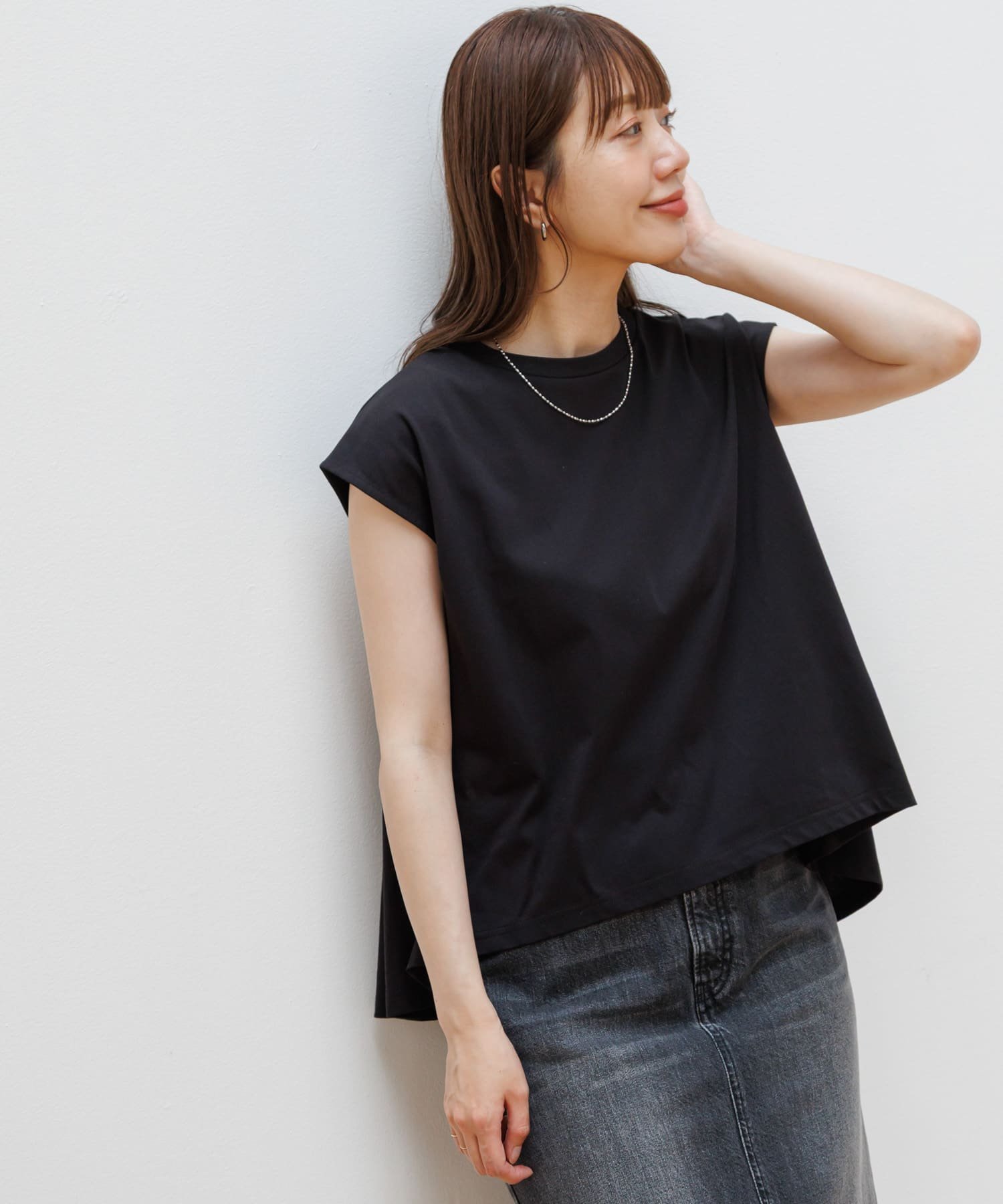 【サニーレーベル/Sonny Label / URBAN RESEARCH】の『WEB限定』吸水速乾クールタッチバックフレアプルオーバー インテリア・キッズ・メンズ・レディースファッション・服の通販 founy(ファニー) 　ファッション　Fashion　レディースファッション　Ladies' Fashion Online　トップス・カットソー　Tops/Tshirt　プルオーバー　Pullover　バッグ　Bag　2025年　2025　2025春夏・S/S　Ss,Spring/Summer,2025　おすすめ　Recommend　なめらか　Smooth　ギャザー　Gather　シンプル　Simple　スラックス　Slacks　デニム　Denim　フロント　Front　吸水　Water Absorption　夏　Summer　S/S・春夏　Ss・Spring/Summer　ブラック|ID: prp329100004547335 ipo3291000000032620810
