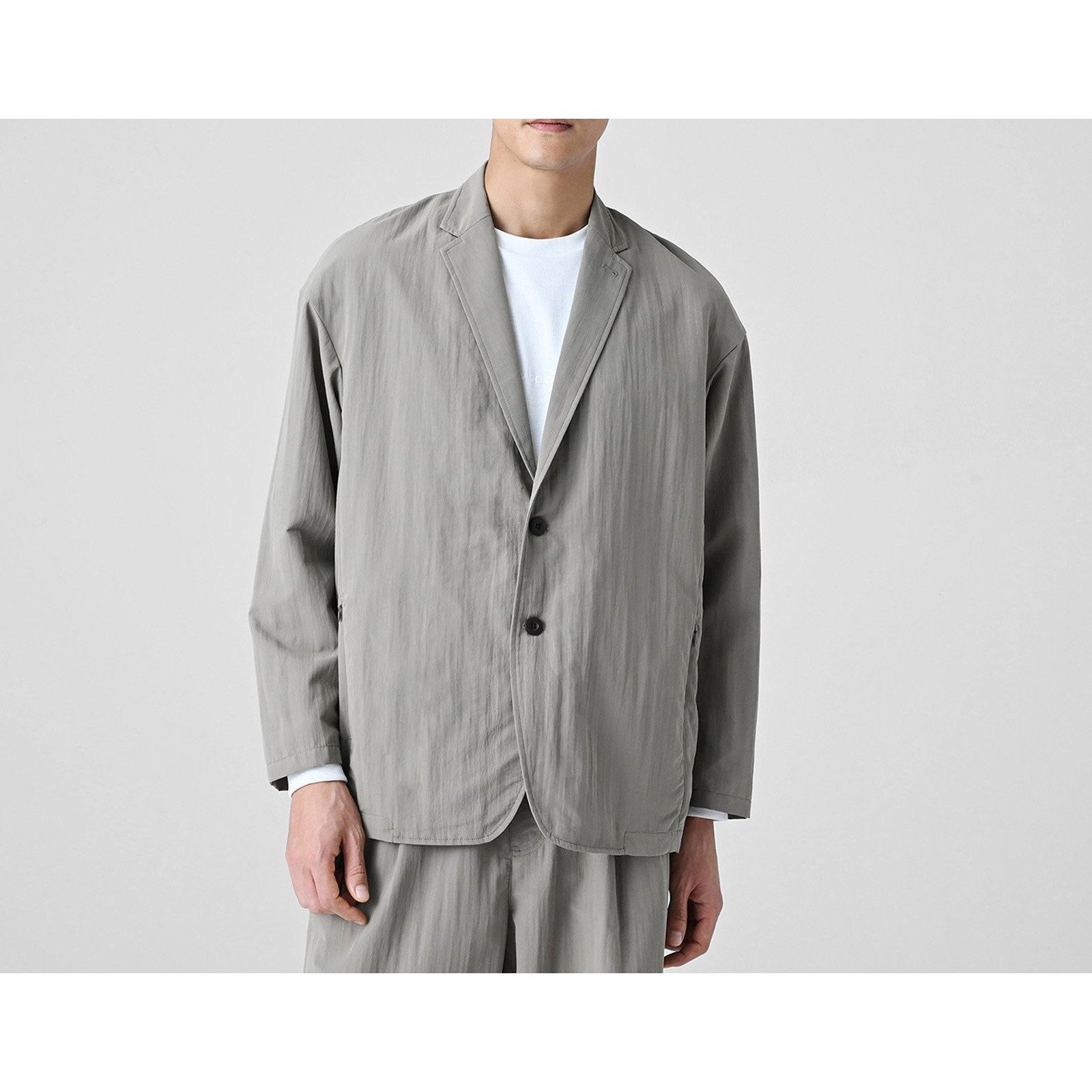 【ニューバランス/new balance / MEN】のMET24 Oversize Single Jacket インテリア・キッズ・メンズ・レディースファッション・服の通販 founy(ファニー) 　ファッション　Fashion　メンズファッション　Fashion for Men　なめらか　Smooth, Silky Texture　シンプル　Simple, Minimal　ジャケット　Jacket, Outerwear　セットアップ　Set-Up, Coordinated Outfit　ピーチ　Peach, Soft Touch　ポケット　Pocket, Pocket Detail　DOKドックサイド|ID: prp329100004547351 ipo3291000000032730632