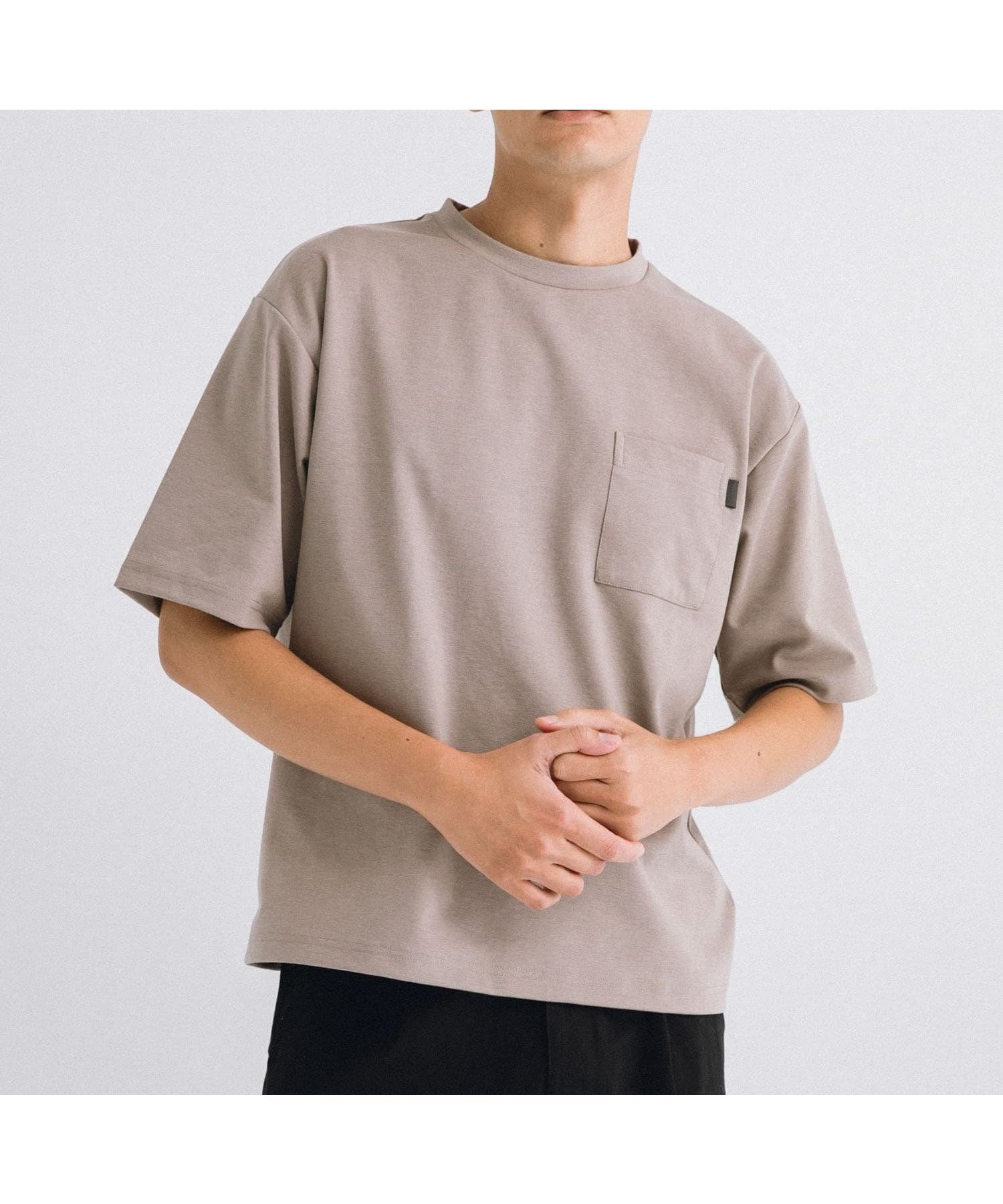 【サニーレーベル/Sonny Label / URBAN RESEARCH / MEN】のポンチポケット付ショートスリーブTシャツ インテリア・キッズ・メンズ・レディースファッション・服の通販 founy(ファニー) 　ファッション　Fashion　メンズファッション　Fashion for Men　オレンジ　Orange　カラフル　Colorful Design　ショート　Short, Short Length　シンプル　Simple, Minimal　スニーカー　Sneakers, Trainers　スポーツ　Sports, Activewear　スリーブ　Sleeve, Long Sleeve / Short Sleeve　トレンド　Trend, Trending Now　定番　Standard, Basic Item　フィット　Fit, Slim Fit　ボトム　Bottoms, Lower Wear　ポケット　Pocket, Pocket Detail　無地　Plain, Solid Color　リラックス　Relax, Relaxed Fit　ワンポイント　One Point, Statement Accent　S/S・春夏　SS, Spring/Summer, Warm Season　おすすめ　Recommended / Our Picks　夏　Summer　2025年　2025　2025春夏・S/S　Spring/Summer 2025 SS25　グレージュ|ID: prp329100004547356 ipo3291000000033574921