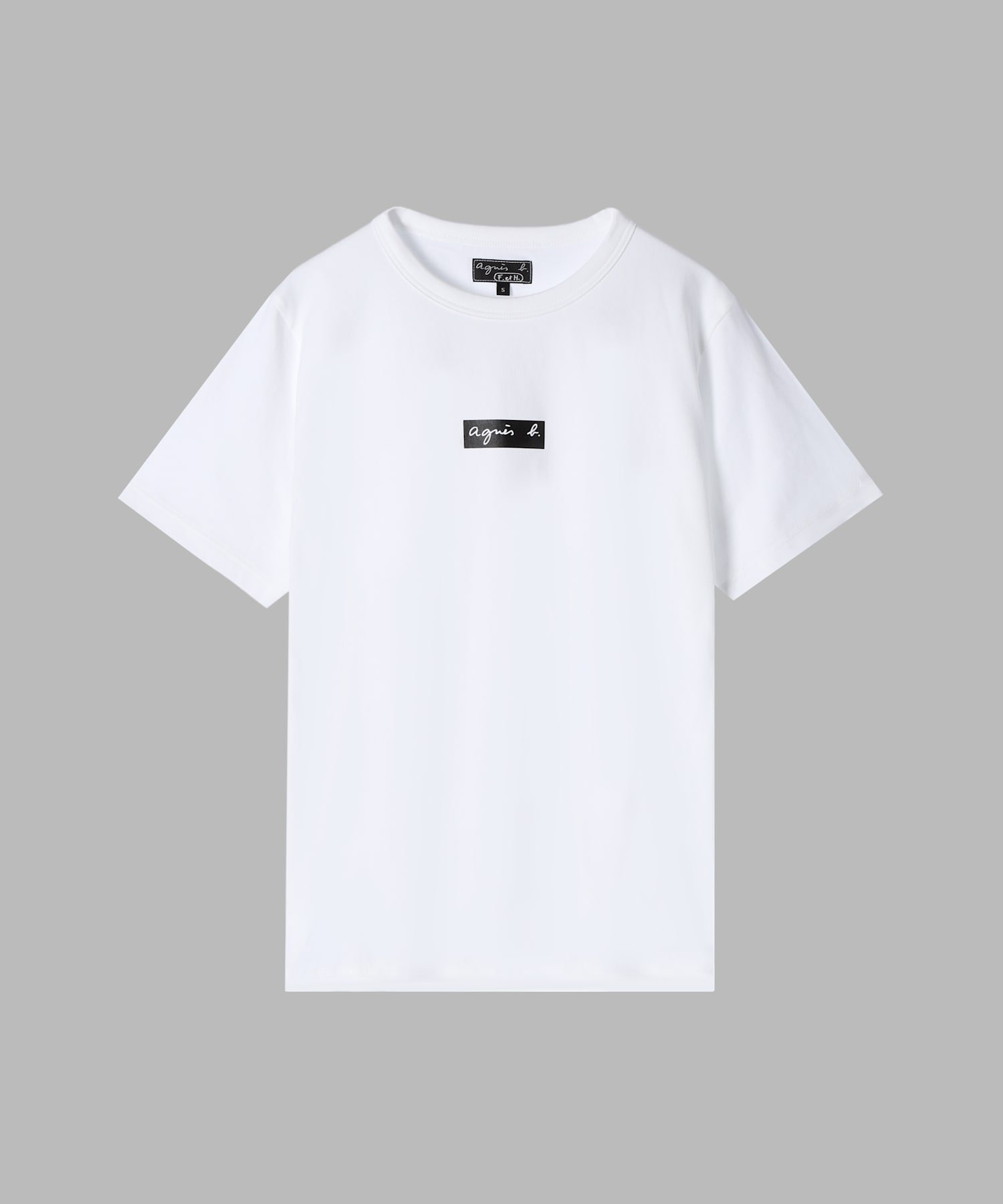 【アニエスベー ファム/agnes b. FEMME】の【ユニセックス】SEQ8 TS ボックスロゴTシャツ インテリア・キッズ・メンズ・レディースファッション・服の通販 founy(ファニー) 　ファッション　Fashion　レディースファッション　Fashion for Women　トップス・カットソー　Cut & Sew Tops　シャツ・ブラウス・オフィスカジュアル　Elegant Blouses & Button-Ups　ロングTシャツ・Tシャツ　Longline T-Shirts & Tees　ボックス　Boxy, Box Shape　半袖　Short Sleeve, Half Sleeve　ホワイト|ID: prp329100004547361 ipo3291000000032668829