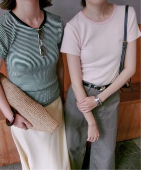 【スローブ イエナ/SLOBE IENA】の《2枚セット》miller/ミラー 2PACK TEE 人気、トレンドファッション・服の通販 founy(ファニー) ファッション Fashion レディースファッション Fashion for Women |ID:prp329100004547403