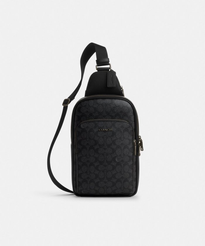 【コーチ/COACH / MEN】の【公式】イーサン パック・シグネチャー キャンバス インテリア・キッズ・メンズ・レディースファッション・服の通販 founy(ファニー) https://founy.com/ ファッション Fashion メンズファッション Fashion for Men キャンバス Canvas, Canvas Fabric ジップ Zip, Zipper ポケット Pocket, Pocket Detail ラップ Wrap, Wrap Design 財布 Wallet, Purse |ID: prp329100004547540 ipo3291000000033572936