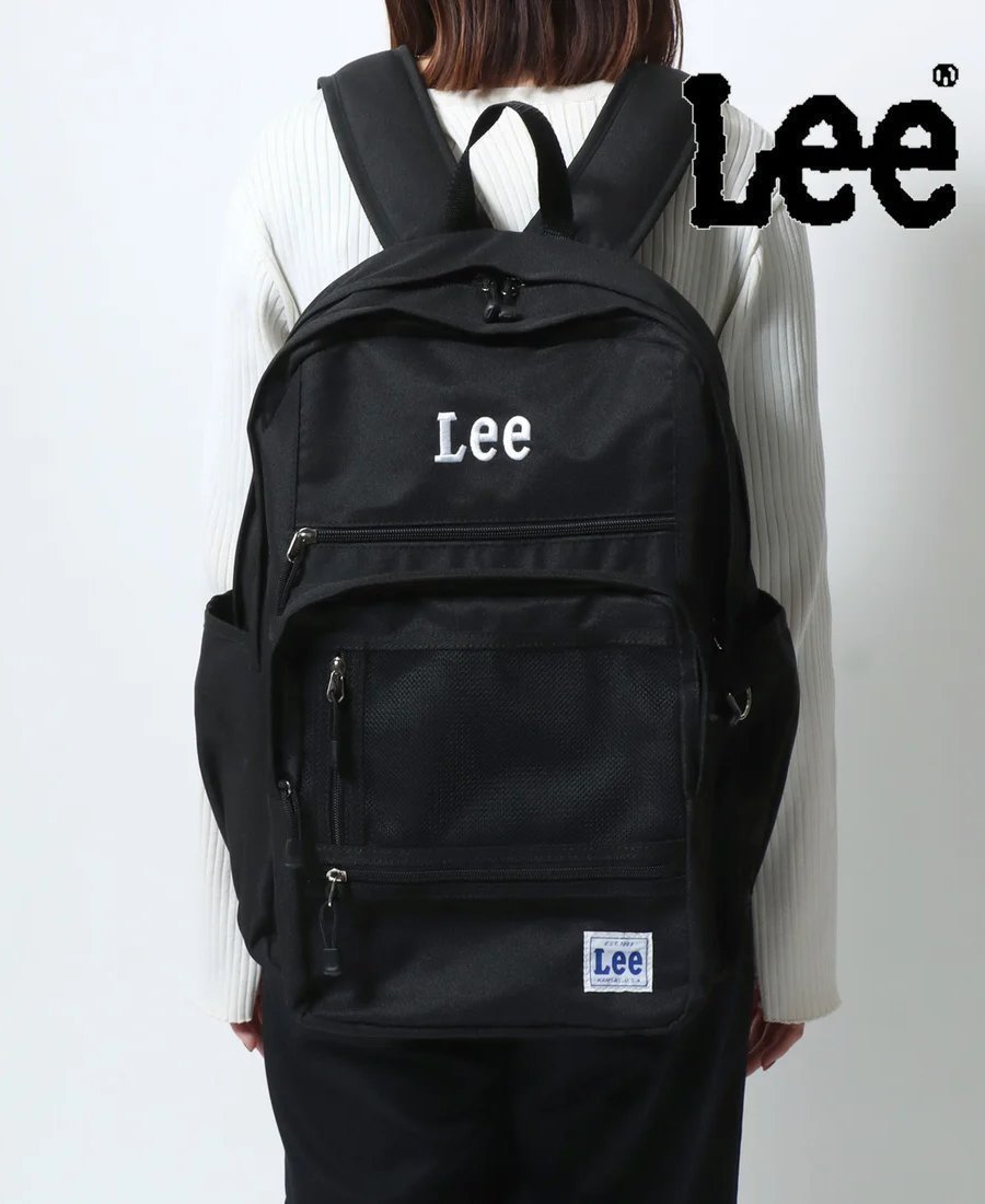 【ラザル/LAZAR / MEN】のLee リュック バックパック デイパック 大容量 ポケット 撥水 通勤 通学 インテリア・キッズ・メンズ・レディースファッション・服の通販 founy(ファニー) 　ファッション　Fashion　メンズファッション　Fashion for Men　アウトドア　Outdoor Clothing　カーゴパンツ　Cargo Pants, Utility Pants　クッション　Cushion, Throw Pillow　軽量　Lightweight, Ultra Light　シンプル　Simple, Minimal　ジャケット　Jacket, Outerwear　ジーンズ　Jeans, Denim Pants　スウェット / スエット　Sweatshirt, Sweatwear　スタンダード　Standard, Basic　スポーツ　Sports, Activewear　スラックス　Slacks, Dress Pants　センター　Center, Center Line　財布　Wallet, Purse　ダウン　Down, Puffer　デイパック　Daypack, Casual Backpack　デニム　Denim, Jeans Material　トレンド　Trend, Trending Now　定番　Standard, Basic Item　人気　Popular, Best Seller　パーカー　Hoodie, Parka　ビッグ　Big, Oversized　フロント　Front, Front Design　ベーシック　Basic, Essential　ポケット　Pocket, Pocket Detail　ミリタリー　Military, Army Style　メッシュ　Mesh, Net Fabric　メンズ　Men's, Menswear　ラウンド　Round, Round Neck　ブラック×ホワイト|ID: prp329100004547541 ipo3291000000033509412