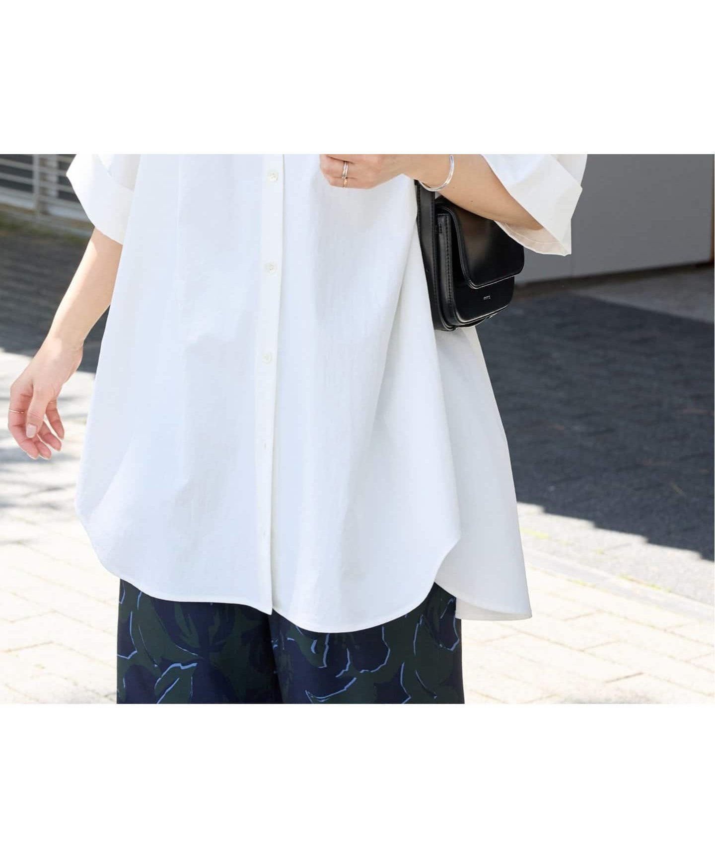 【ジャーナルスタンダード/JOURNAL STANDARD】の《追加》【 FUNCTION】【接触冷感/UVカット】タイプライタービッグシャツ インテリア・キッズ・メンズ・レディースファッション・服の通販 founy(ファニー) 　ファッション　Fashion　レディースファッション　Fashion for Women　トップス・カットソー　Cut & Sew Tops　シャツ・ブラウス・オフィスカジュアル　Elegant Blouses & Button-Ups　2025年　2025　2025春夏・S/S　Spring/Summer 2025 SS25　夏　Summer　ホワイト|ID: prp329100004547567 ipo3291000000033092434