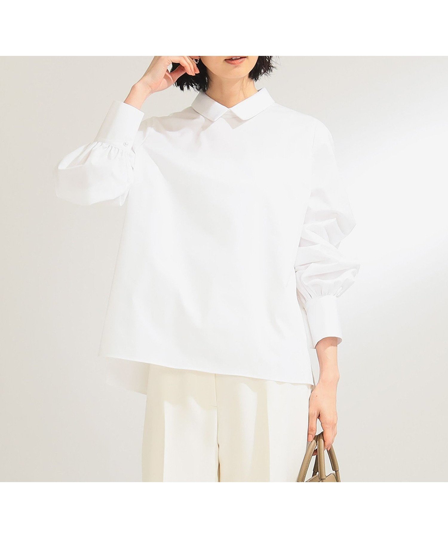 【デミルクス ビームス/Demi-Luxe BEAMS】の【5/15新規値下げ】グログラン カラー ブラウス ビームスセレモニー2025 フォーマル 入学 入園 卒業 卒園 ママスーツ 七五三 インテリア・キッズ・メンズ・レディースファッション・服の通販 founy(ファニー) 　ファッション　Fashion　レディースファッション　Fashion for Women　トップス・カットソー　Cut & Sew Tops　シャツ・ブラウス・オフィスカジュアル　Elegant Blouses & Button-Ups　オケージョン　Occasion Wear　クラシカル　Classical, Vintage-Inspired　グログラン　Grosgrain, Grosgrain Ribbon　シンプル　Simple, Minimal　スーツ　Suit, Formalwear　デニム　Denim, Jeans Material　パール　Pearl, Pearl Accent　フィット　Fit, Slim Fit　フォーマル　Formal, Dressy　レギュラー　Regular, Standard Fit　エレガント 上品　Elegant　セレモニー　Ceremony　入学式　Entrance Ceremony　卒業式　Graduation Ceremony　WHITE|ID: prp329100004547598 ipo3291000000032712898