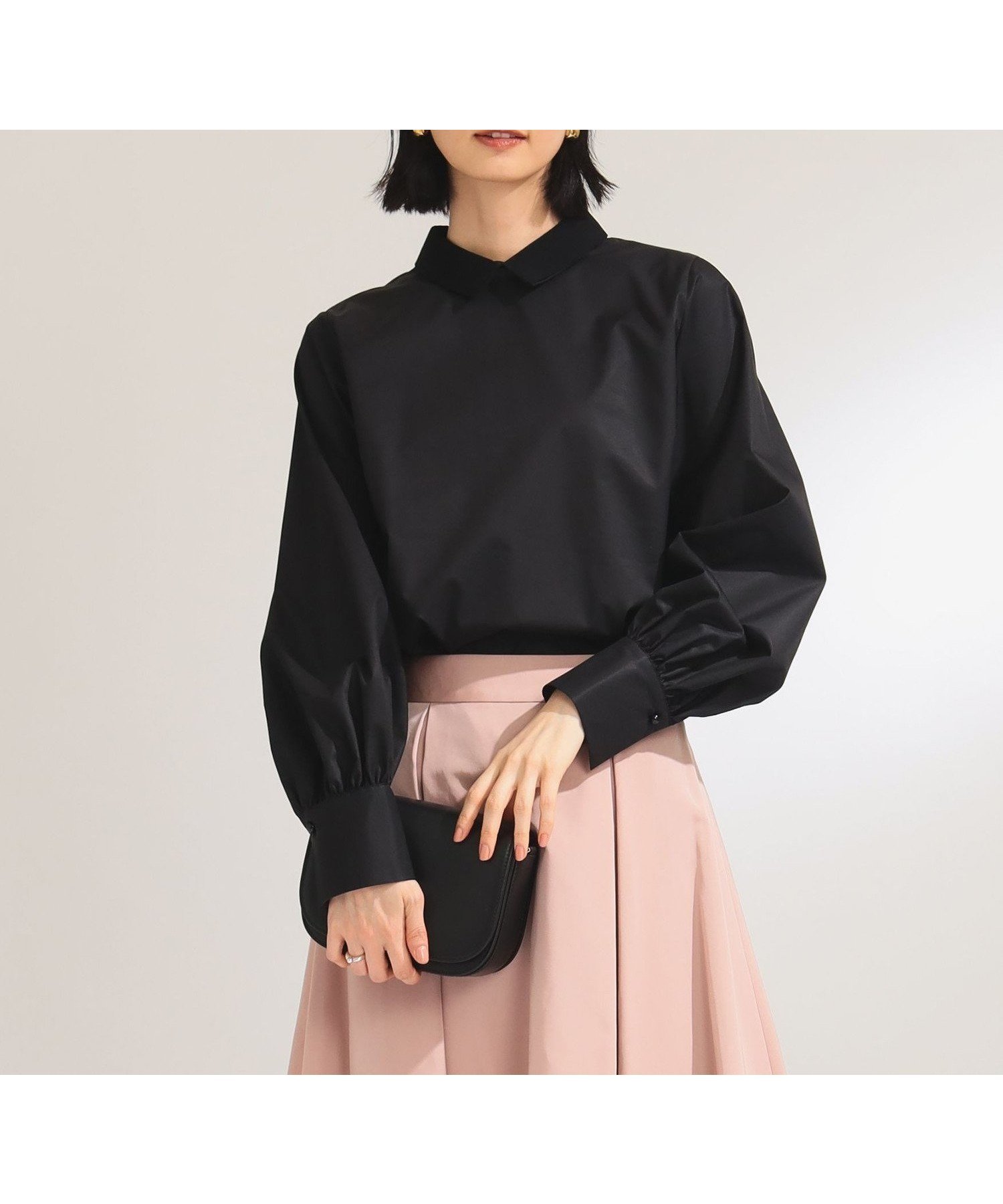【デミルクス ビームス/Demi-Luxe BEAMS】の【5/15新規値下げ】グログラン カラー ブラウス ビームスセレモニー2025 フォーマル 入学 入園 卒業 卒園 ママスーツ 七五三 インテリア・キッズ・メンズ・レディースファッション・服の通販 founy(ファニー) 　ファッション　Fashion　レディースファッション　Fashion for Women　トップス・カットソー　Cut & Sew Tops　シャツ・ブラウス・オフィスカジュアル　Elegant Blouses & Button-Ups　オケージョン　Occasion Wear　クラシカル　Classical, Vintage-Inspired　グログラン　Grosgrain, Grosgrain Ribbon　シンプル　Simple, Minimal　スーツ　Suit, Formalwear　デニム　Denim, Jeans Material　パール　Pearl, Pearl Accent　フィット　Fit, Slim Fit　フォーマル　Formal, Dressy　レギュラー　Regular, Standard Fit　エレガント 上品　Elegant　セレモニー　Ceremony　入学式　Entrance Ceremony　卒業式　Graduation Ceremony　BLACK|ID: prp329100004547598 ipo3291000000032712899