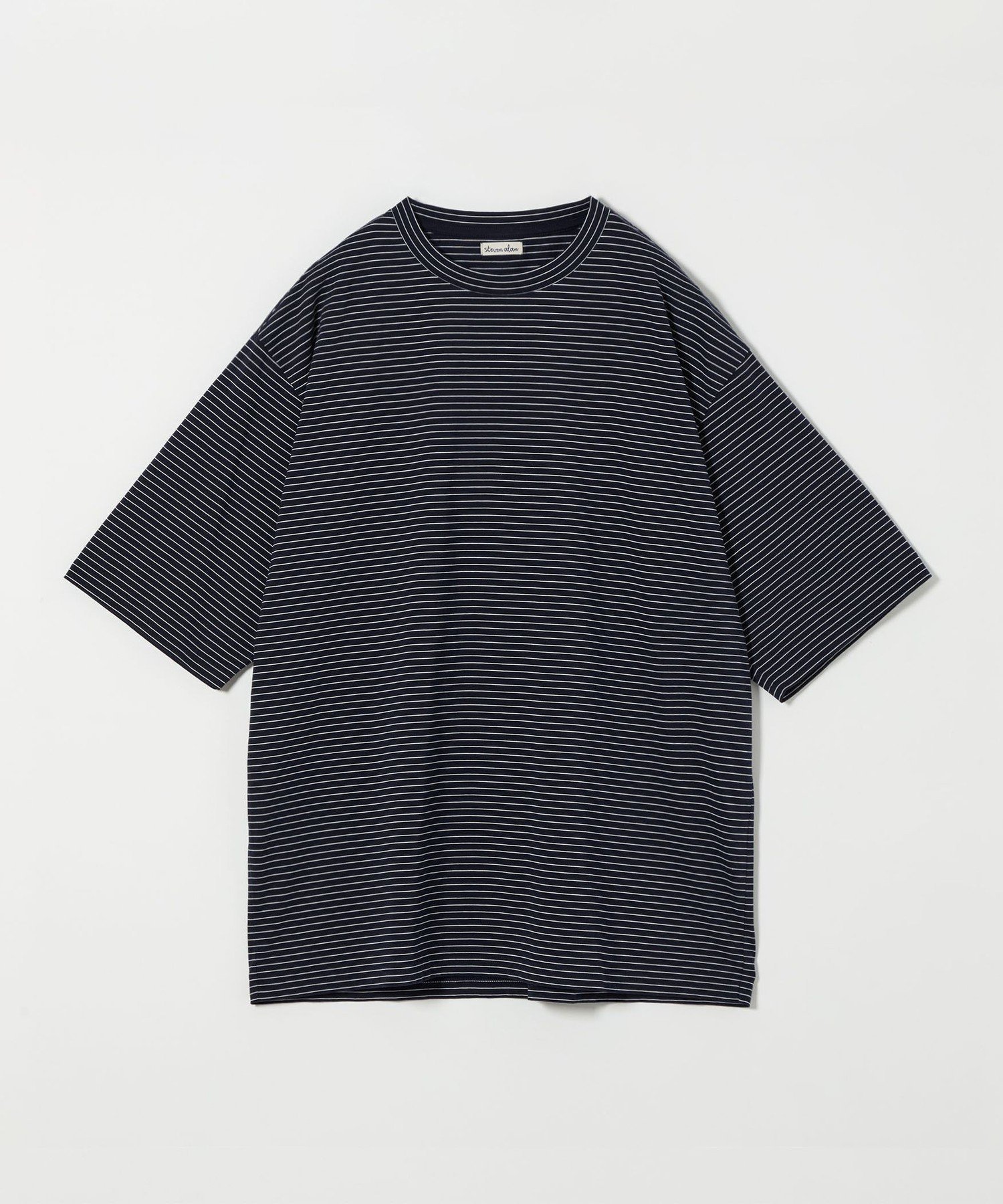 【ビューティ&ユース ユナイテッドアローズ/BEAUTY&YOUTH / UNITED ARROWS / MEN】のSteven Alan サイロ ボーダー クルーネック Tシャツ NARROW インテリア・キッズ・メンズ・レディースファッション・服の通販 founy(ファニー) 　ファッション　Fashion　メンズファッション　MEN　バランス　Balance　パターン　Pattern　フィット　Fit　ボーダー　Border　リラックス　Relax　ルーズ　Loose　NAVY|ID: prp329100004547601 ipo3291000000032136844
