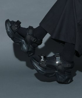 【ハレ/HARE / MEN】のビルディングソールサンダル 人気、トレンドファッション・服の通販 founy(ファニー) ファッション Fashion メンズファッション Men's Style Online サンダル Sandals シルバー Silver シンプル Simple 厚底 Platforms 軽量 Lightweight |ID:prp329100004547604