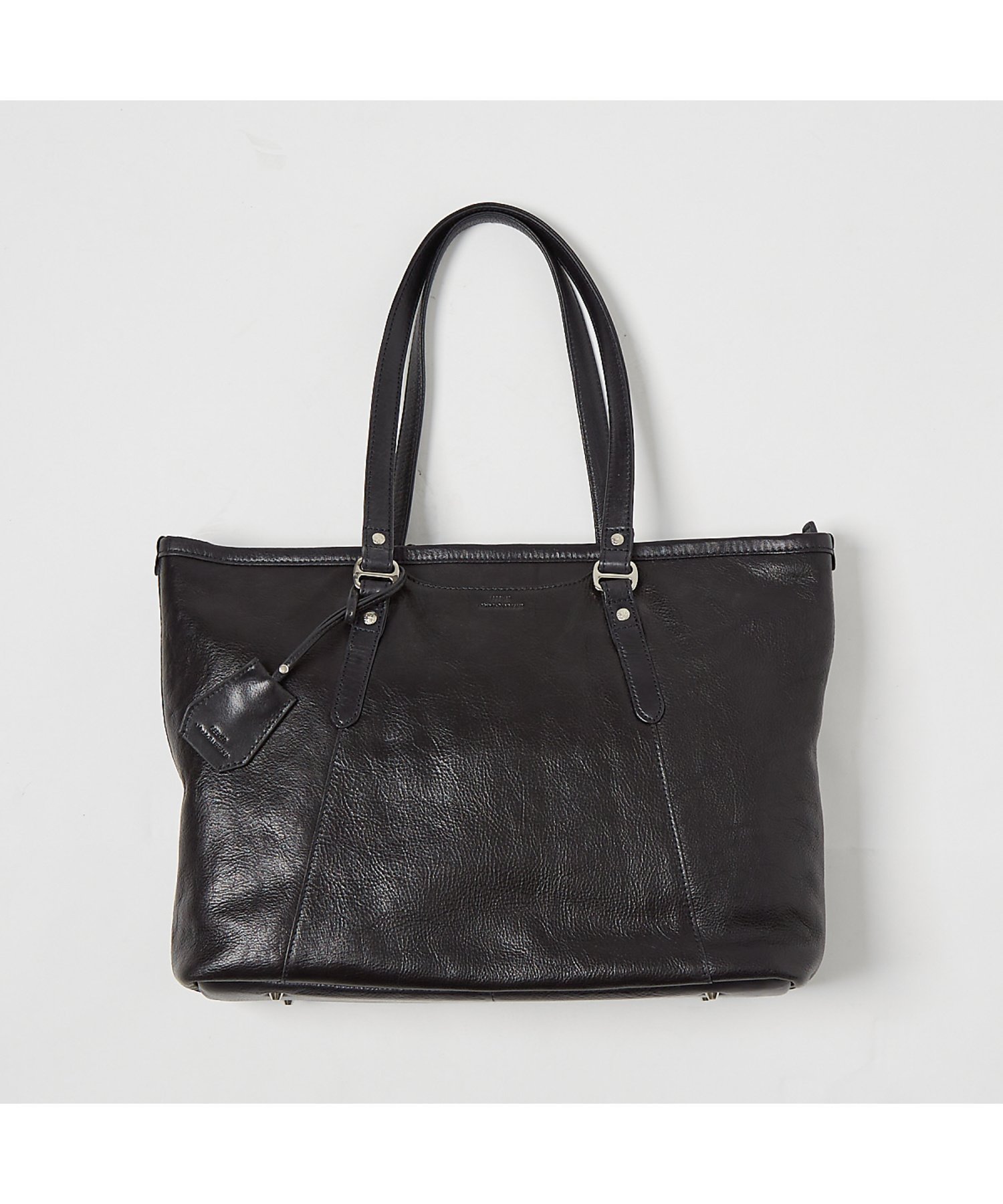 【アルフレッド バニスター/alfredoBANNISTER / MEN】の【SEEKER 別注】定番 レザートート / A4サイズ対応 キーストラップ付き インテリア・キッズ・メンズ・レディースファッション・服の通販 founy(ファニー) 　ファッション　Fashion　メンズファッション　MEN　ビジネス 仕事 通勤　Business　別注　Special Order　定番　Standard　旅行　Travel　ネイビー|ID: prp329100004547609 ipo3291000000032136952