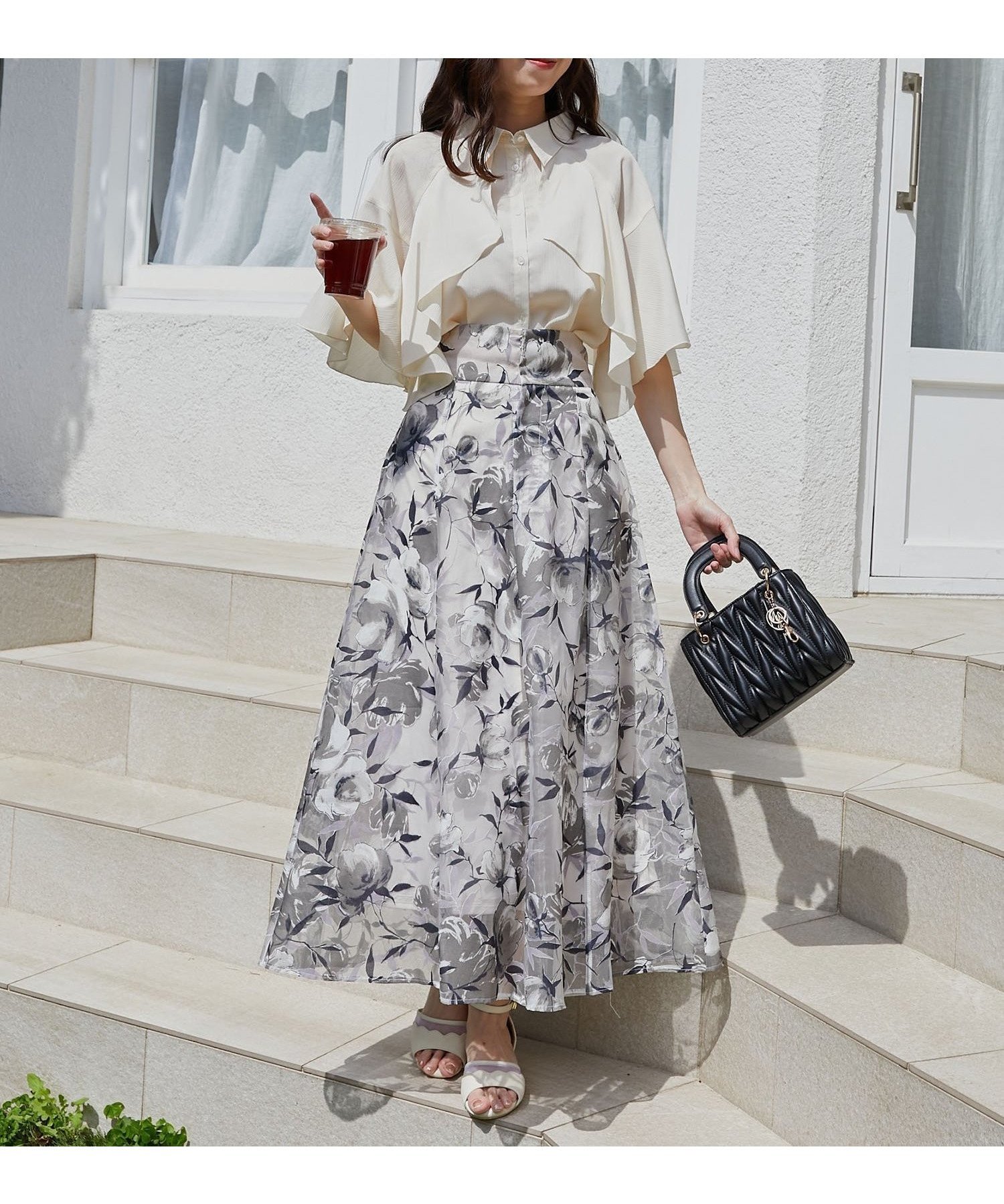 【マジェスティック レゴン/MAJESTIC LEGON】のシアーケープブラウス インテリア・キッズ・メンズ・レディースファッション・服の通販 founy(ファニー) 　ファッション　Fashion　レディースファッション　Ladies' Fashion Online　トップス・カットソー　Tops/Tshirt　シャツ/ブラウス　Shirts/Blouses　エレガント 上品　Elegant　スリーブ　Sleeve　ダウン　Down　トレンド　Trend　フレア　Flare　ミニスカート　Mini Skirt　ロング　Long　再入荷　Restock/Back In Stock/Re Arrival　おすすめ　Recommend　アイボリー|ID: prp329100004547614 ipo3291000000032628189