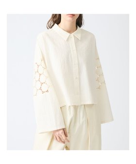 【マーコート/MARcourt】のmizuiro ind レースミックスボックスシャツ 人気、トレンドファッション・服の通販 founy(ファニー) ファッション Fashion レディースファッション WOMEN トップス・カットソー Tops/Tshirt シャツ/ブラウス Shirts/Blouses ブロード Broad ポケット Pocket レギュラー Regular レース Race ワイド Wide エレガント 上品 Elegant 春 Spring 水玉 Polka Dots 長袖 Long Sleeve |ID:prp329100004547619