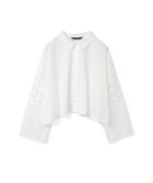 【マーコート/MARcourt】のmizuiro ind レースミックスボックスシャツ 人気、トレンドファッション・服の通販 founy(ファニー) ファッション Fashion レディースファッション WOMEN トップス・カットソー Tops/Tshirt シャツ/ブラウス Shirts/Blouses ブロード Broad ポケット Pocket レギュラー Regular レース Race ワイド Wide エレガント 上品 Elegant 春 Spring 水玉 Polka Dots 長袖 Long Sleeve thumbnail オフホワイト|ID: prp329100004547619 ipo3291000000032290166