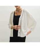 【アダム エ ロペ/ADAM ET ROPE'】のペーパーシルクMIXカーディガン 人気、トレンドファッション・服の通販 founy(ファニー) ファッション Fashion レディースファッション Fashion for Women トップス・カットソー Cut & Sew Tops カーディガン・羽織り Layered Style Cardigans 春 Spring 洗える Machine Washable カーディガン Cardigan, Knitwear シルク Silk, 100% Silk スラックス Slacks, Dress Pants スリーブ Sleeve, Long Sleeve / Short Sleeve ターコイズ Turquoise, Blue-Green デニム Denim, Jeans Material ハンド Hand, Handmade ハーフ Half, Half-Length ペーパー Paper, Kraft Paper ポケット Pocket, Pocket Detail リラックス Relax, Relaxed Fit ワイド Wide, Wide Fit S/S・春夏 SS, Spring/Summer, Warm Season 夏 Summer 2025年 2025 2025春夏・S/S Spring/Summer 2025 SS25 thumbnail ホワイト(10)|ID: prp329100004547657 ipo3291000000032724362