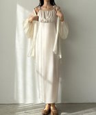【ジュノア/JUNOAH】のLouere Iラインワンピース アイボリー|ID: prp329100004547946 ipo3291000000032532255