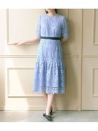 【セルフォード/CELFORD】のレースワンピース 人気、トレンドファッション・服の通販 founy(ファニー) ファッション Fashion レディースファッション WOMEN ワンピース Dress フラワー Flower モチーフ Motif レース Race エレガント 上品 Elegant 定番 Standard thumbnail BLU[086]|ID: prp329100004547974 ipo3291000000032260090