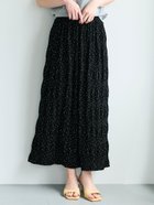 【コカ/COCA】のイレギュラープリーツロングスカート Black|ID: prp329100004548002 ipo3291000000032656452