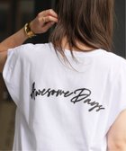 【ジャーナルスタンダード レリューム/JOURNAL STANDARD relume】の《追加》刺繍ロゴフレンチTEE ホワイト A|ID: prp329100004548009 ipo3291000000032553599