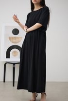 【アズール バイ マウジー/AZUL by moussy】のT/Fクリーンクールワンピース 人気、トレンドファッション・服の通販 founy(ファニー) ファッション Fashion レディースファッション WOMEN ワンピース Dress 2024年 2024 2024春夏・S/S Ss,Spring/Summer,2024 ギャザー Gather スリーブ Sleeve フィット Fit フレア Flare リラックス Relax ワイド Wide 吸水 Water Absorption 夏 Summer 旅行 Travel S/S・春夏 Ss・Spring/Summer thumbnail BLK|ID: prp329100004548011 ipo3291000000032305774