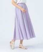 【ビームス ハート/BEAMS HEART】のミディ丈 ギャザーフレアスカート LAVENDER|ID: prp329100004548055 ipo3291000000032724025